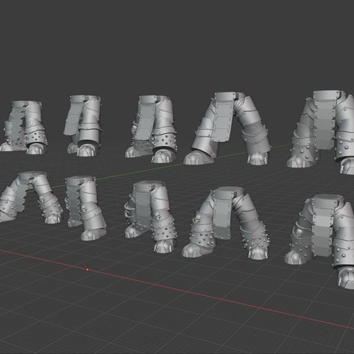 Iron Warriors Legion Terminator Legs