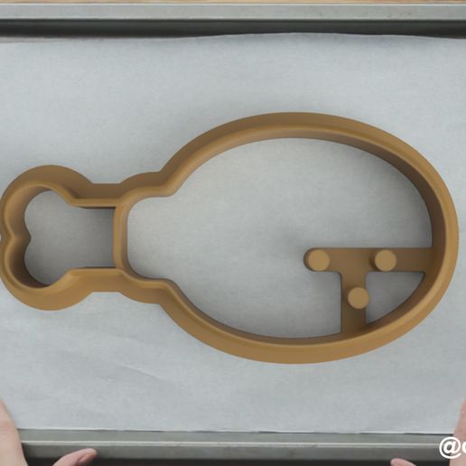 Forms for cookies and gingerbread Chicken leg 3D model