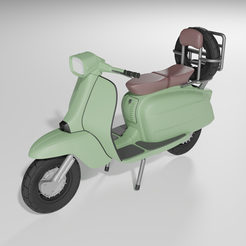 Scooter-Render-Crop.png Archivo 3D Scooter de época・Plan para descargar y imprimir en 3D