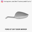 03.png Ford GT 2017 Door Mirror in 1/24 scale
