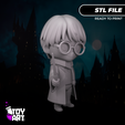 Harry-Potter-02.png Harry Potter Chibi Wizard - STL Figure