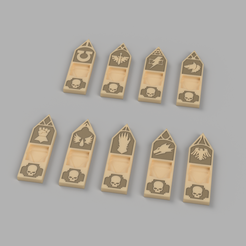 Wound Marker v16.png Space Marine First Founding Chapter Wound Markers for Warhammer 40k