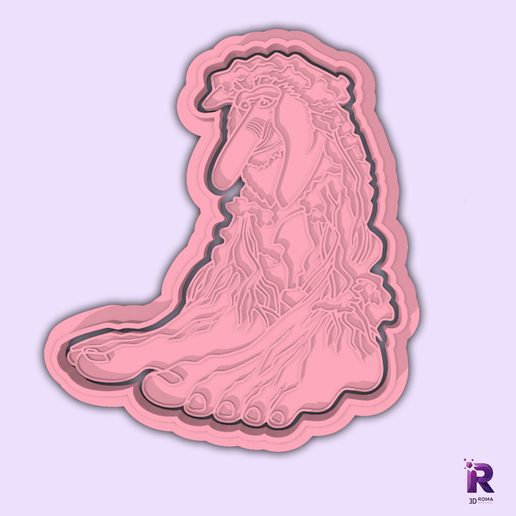 Brr Brr Patapim Brainrot Cutting + Stamping Cookie Cutter 3D model