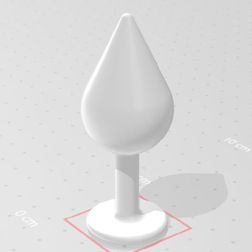 Butt plug 3D File for Cults