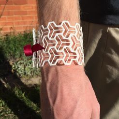 IMG_3766.jpg STL-Datei Flattened Bracelet kostenlos・3D-Druck-Modell zum herunterladen