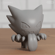 Haunter07.png Haunter Chibi 3 models Pokemon Ghost Halloween