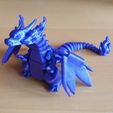Mega Charizard X - покемон с гибкой артикуляцией (печать на месте, без опор)