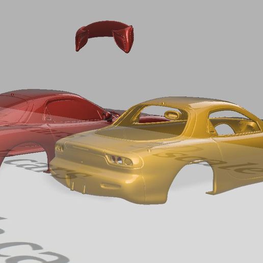 2.jpg STL file 1/10 scale mazda rx7 rc body・3D print design to download, 3dscalecars