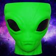 frame.1425.1.jpg Alien Halloween Decoration, Plant Pot, Flowerpot, Bowl, Vase
