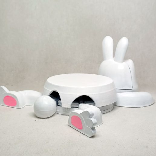 014.jpg bunny  cup holder  (No Supports needed)
