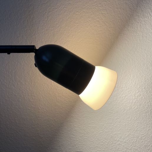 Free STL file Lamp shade for ikea Hektogram reading light・3D print