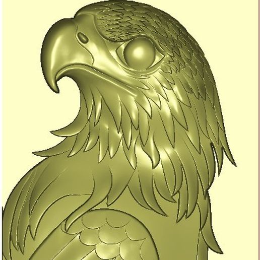 eagle 3d stl relief model 3D model