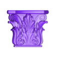 Capital 02 OBJ.obj Antique Ionic capital 02