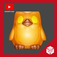 PINGUIA.jpg A Penguin turned into a 3D Flowerpot