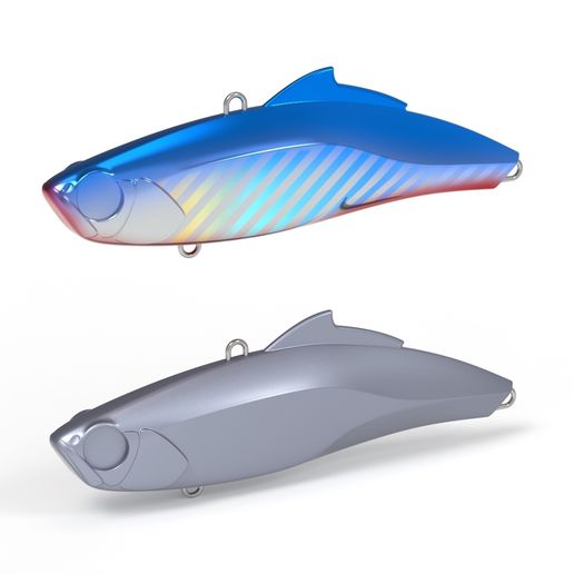 STL file Hard fishing lure 75mm 🎣 (STEP)・3D printing idea to download・Cults