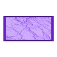Rock028_50x25mm_rect_base_hollow_PRINT.stl Quadratisches und rechteckiges Basen-Set - Rock28 - Variante B Textur (20-150mm) | Perfekt für Tabletop Wargames & RPG's