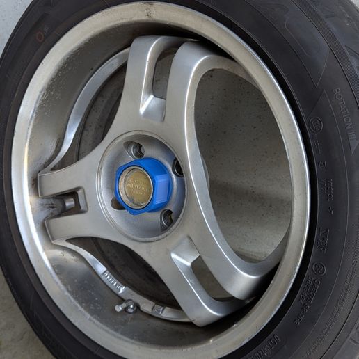 4x Super Advan Style SA3R Centre Nuts - M56 Silver For Super Advan Wheels