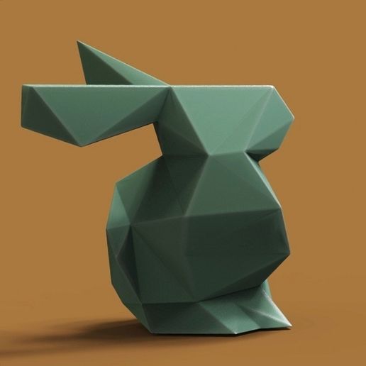 Rabbit lowpoly optimized