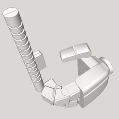 7 - Copy.jpg Descargar archivo STL gratis Mano actualizada con dedos articulados para el robot de potencia • Diseño para impresión en 3D, Toymakr3D