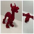 Flexi Print-in-Place llamacornio (llama unicornio)