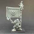 Hobgoblin_warrior_Standard_Bearer_by_Max152_Front.jpg HOBGOBLIN WARRIOR STANDARD BEARER - EVIL DWARF ARMY