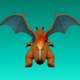 charizard-pokemon-figura-3d-back.jpg CHARIZARD FIGURE 3D - POKEMON
