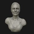 02.jpg Angelina Jolie 3D bust ready to 3D print 3D print model