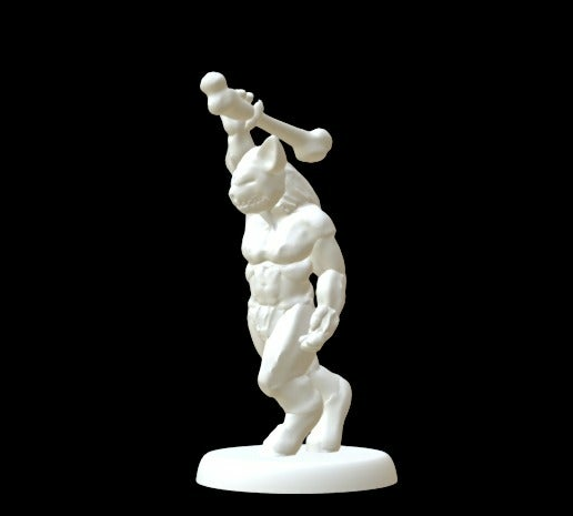 Fighting Ghoul (18mm scale) - 3D model önizlemesi