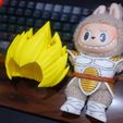 DSCF0051.jpg Accessoires Labubu - Cheveux de Vegeta -Déguisement Dragon Ball pour Halloween
