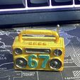67-boombox.jpeg 67 Boombox & Micrófono - Juego de accesorios Elfo de la estantería ¡50 minutos de impresión!