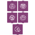 1.png Sesame Street stencil set of 5 for Coffee and Baking