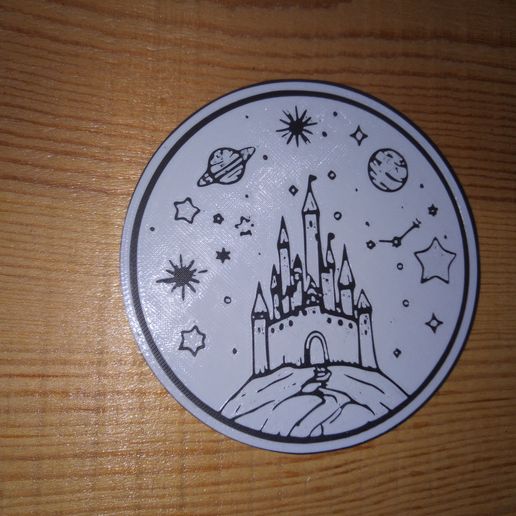 Astronomy castle– Coaster No.015 (1mm Master Standard)