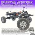 MRCC_MrCrawley_Basic_05.jpg MyRCCar Mr. Crawley Basic. 1/10 RC Rock Crawler Chassis with Customizable Wheelbase from 253 to 313mm