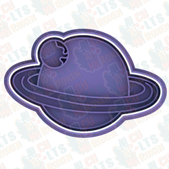 Planet-cookie-cutter.png Fichier STL Emporte-pièce Planète *・Design à télécharger et à imprimer en 3D