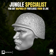 9.png Jungle Specialist head for Action Figures