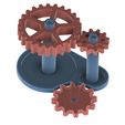 1.jpg Movable Gears Pens and tools holder