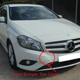 Untitled.png Mercedes A180,2013,Front Bumper Tow Cover