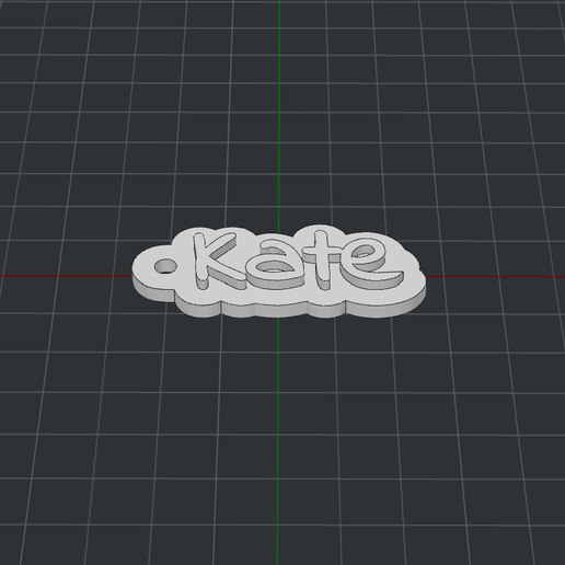 Keychain Kate 3D model