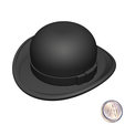 Bowler-hat-002.png Bowler Hat  Playmobil compatible