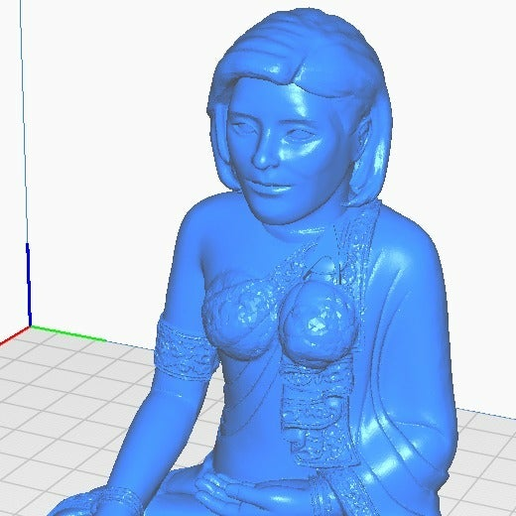 kclose.png Descargar archivo STL gratis Kathryn Janeway Buddha (Star Trek Collection) • Modelo imprimible en 3D, ToaKamate