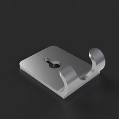 wall razor holder 1.jpg Free STL file Razor Holder・3D printing template to download