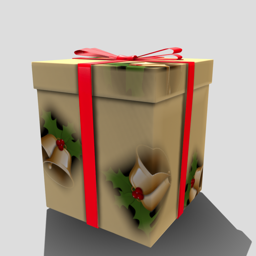 Download OBJ file Christmas Present • 3D printer model ・ Cults