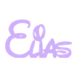 Elias.stl Custom Name "Elias" - Disney Style | STL for 3D Printing + DXF for CNC