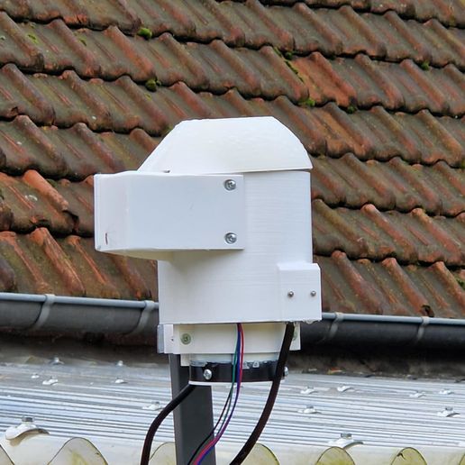 Allsky camera with astronomy protection cover 3D model