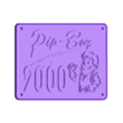 Logo Plate.stl Pip-Boy 2000
