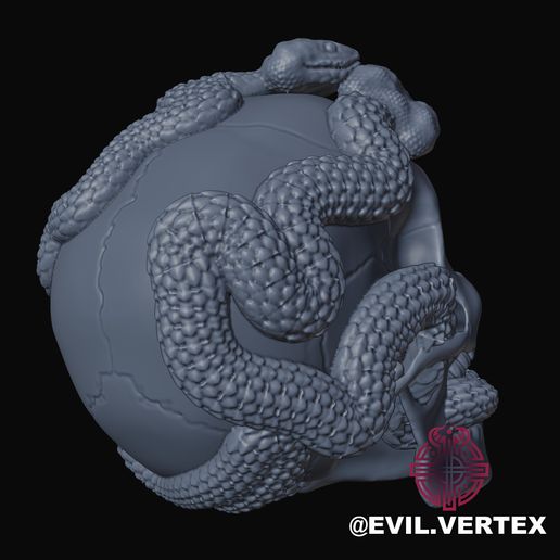 craniofree3.jpg Crânio com cobras