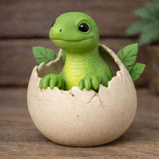 Baby Dino Creature in an Egg