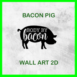 Bacon hair H002540 file stl free download 3D Model for CNC and 3d