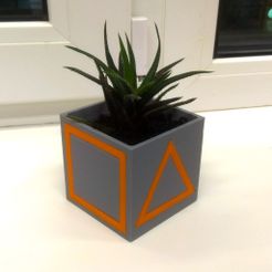 PSX_20211115_181008.jpg Ojing-eo Geim, Squid Game, small planter, pot stl file for 3d printing. Window, small, cute planter 3d print file, Indoor plant pot.
