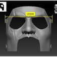 PRINTING.JPG Archivo STL Máscara Slipknot JIM ROOT imprimible en 3D・Plan para descargar y imprimir en 3D, Cool3dprintables